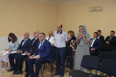 Hacıqabul Rayon İcra Hakimiyyətində növbəti vətəndaş qəbulu keçirildi.