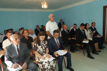 Hacıqabul rayonunun Pirsaatçay kəndində növbəti səyyar qəbul-görüş keçirildi.