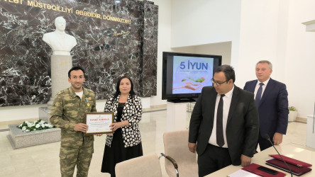 Hacıqabulda ”5 iyun - Su təsərrüfatı və meliorasiya işçiləri günü” qeyd edildi.