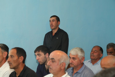 Hacıqabul rayonunun Pirsaatçay kəndində növbəti səyyar qəbul-görüş keçirildi.