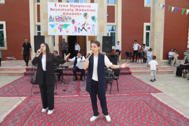 “1 İyun - Uşaqların Beynəlxalq Müdafiəsi Günü” Hacıqabul rayonunda qeyd olundu