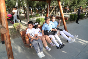 Hacıqabul rayonunda şəhid övladları üçün bayram əyləncəsi təşkil olundu.