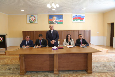 Hacıqabul Rayon İcra Hakimiyyətində növbəti vətəndaş qəbulu keçirildi.