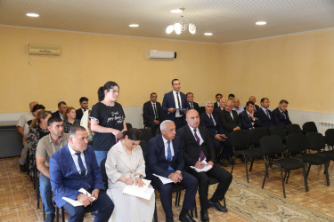 Hacıqabul Rayon İcra Hakimiyyətində növbəti vətəndaş qəbulu keçirildi.