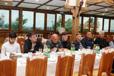 Hacıqabul rayonunda Şəhid ailələri və ağsaqqallar üçün iftar süfrəsi verildi