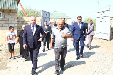 Hacıqabul Rayon İcra Hakimiyyətinin başçısı Sevindik Hətəmov rayonun Qarasu kəndinin, Muğan və Padar qəsəbələrinin Vətən müharibəsində və Antiterror əməliyyatında şəhid olmuş şəxslərinin ailə üzvlərini ziyarət etdi.