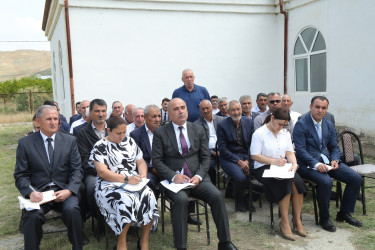 Hacıqabul rayonunun Qubalı kəndində növbəti səyyar qəbul-görüş keçirildi.