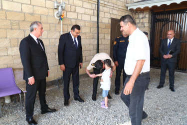 Hacıqabul Rayon İcra Hakimiyyətinin başçısı Sevindik Hətəmov Hacıqabul şəhərinin Vətən müharibəsində və Antiterror əməliyyatında şəhid olmuş şəxslərinin ailə üzvlərini ziyarət etdi.