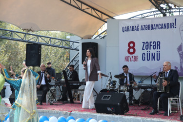 Hacıqabul rayonunda “8 Noyabr - Zəfər Günü” münasibətilə konsert proqramı keçirildi.