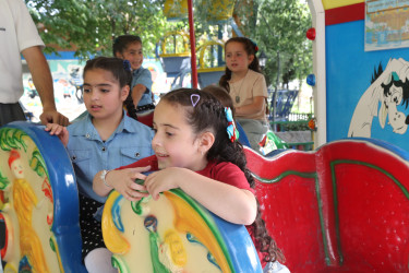 Hacıqabul rayonunda şəhid övladları üçün bayram əyləncəsi təşkil olundu.