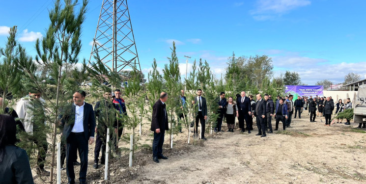 28 oktyabr 2024-cü il tarixdə "Yaşıl dünya naminə həmrəylik ili" ilə əlaqədar Hacıqabul rayonunda növbəti ağacəkmə aksiyası keçirilmişdir.