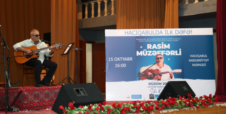Hacıqabulda Rasim Müzəffərlinin “Düzüm” adlı konsert proqramı keçirilib.